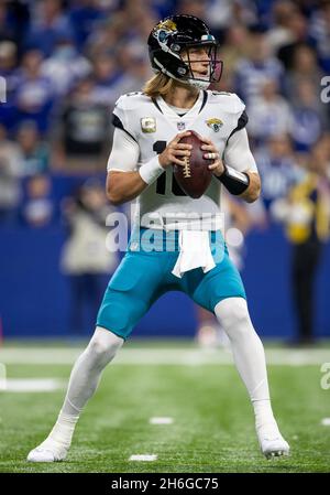 November 14, 2021: Jacksonville Jaguars quarterback Trevor