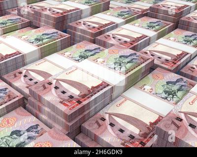 Money of Bahrain. Dinar bills. BHD banknotes. 1 Arabic. Business ...
