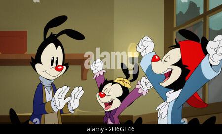 ANIMANIACS, from left: Yakko (voice: Rob Paulsen), Wakko (voice: Jess ...