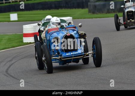 Marshall Bailey, Bugatti type 35C, Earl Howe Trophy, two seater Grand Prix and Voiturette cars that competed before 1932, Goodwood 78th Members Meetin Stock Photo