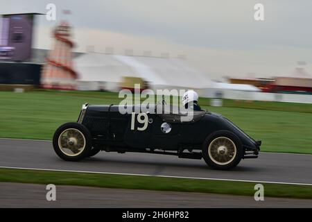 Jeremy Brewster, Lea Francis Hyper, Earl Howe Trophy, two seater Grand Prix and Voiturette cars that competed before 1932, Goodwood 78th Members Meeti Stock Photo