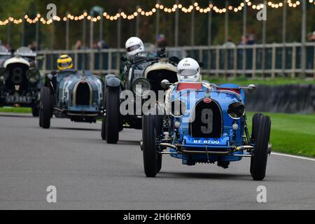 Marshall Bailey, Bugatti type 35C, Earl Howe Trophy, two seater Grand Prix and Voiturette cars that competed before 1932, Goodwood 78th Members Meetin Stock Photo