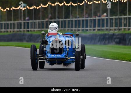 Marshall Bailey, Bugatti Type 35C, Earl Howe Trophy, two seater Grand Prix and Voiturette cars that competed before 1932, Goodwood 78th Members Meetin Stock Photo