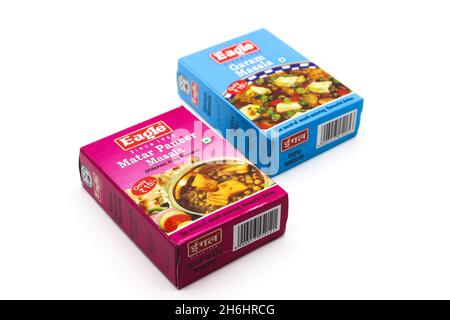 Noida , Utter pardesh , India - october 20 2021 , masala for indian vegetable recipe , A picture of masala for indian vegetable recipe in noida octobe Stock Photo