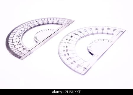 Protecter maths isolated on white background with selective focus Stock Photo
