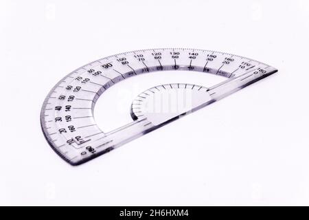 Protecter maths isolated on white background with selective focus Stock Photo