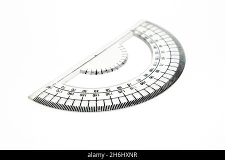 Protecter maths isolated on white background with selective focus Stock Photo
