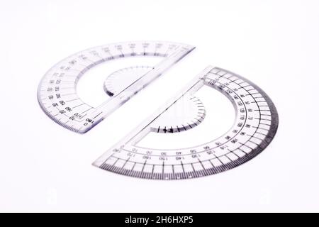 Protecter maths isolated on white background with selective focus Stock Photo