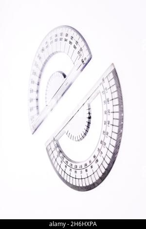 Protecter maths isolated on white background with selective focus Stock Photo