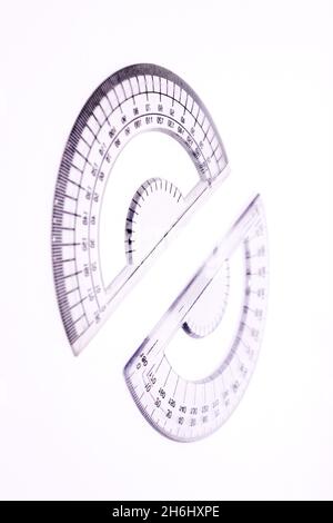 Protecter maths isolated on white background with selective focus Stock Photo
