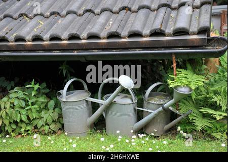 SOLINGEN, GERMANY - 15 JUNE 2013: Decoration of the German garden Ulbrich in June Stock Photo