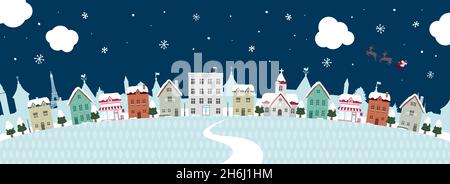 Happy holidays , Merry christmas arched banner  illustration Stock Vector