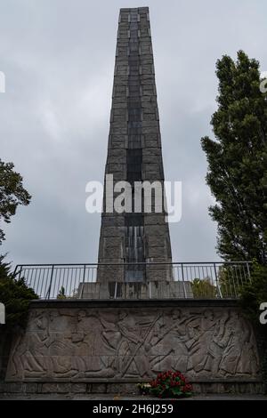 Poznan, Poland - October 2 2020: Monument to the Heroes at the Citadel in Poznań Stock Photo