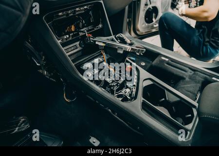 Dry Cleaning of Car Interior with Steam Cleaner Stock Image - Image of  salon, handle: 145206165
