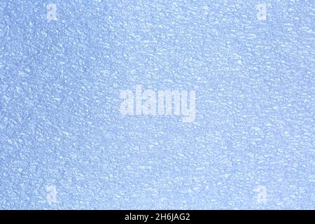Blue plastic film. Background. Ecology Stock Photo