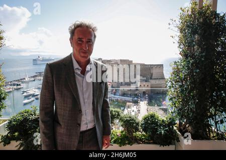 Naples, Italy. 16th Nov, 2021. Naples this morning at the Hotel Vesuvio the presentation of the film the Hand of God by Paolo Sorrentino, with the internal cast of actors Credit: Independent Photo Agency/Alamy Live News Stock Photo