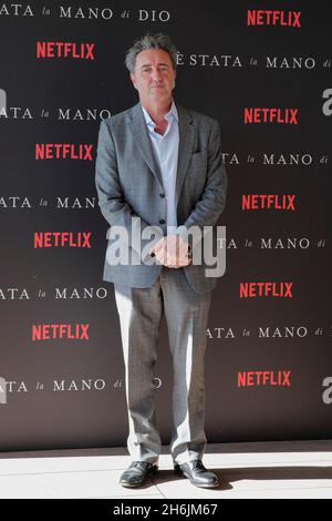 Naples, Italy. 16th Nov, 2021. Naples this morning at the Hotel Vesuvio the presentation of the film the Hand of God by Paolo Sorrentino, with the internal cast of actors Credit: Independent Photo Agency/Alamy Live News Stock Photo