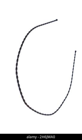 Hair band on white background with selective focus Stock Photo