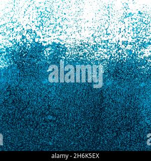 Uneven dark blue plaster applied to the wall surface. Artistic Rough Texture Of A Stylized Banner With Space For Text Stock Photo