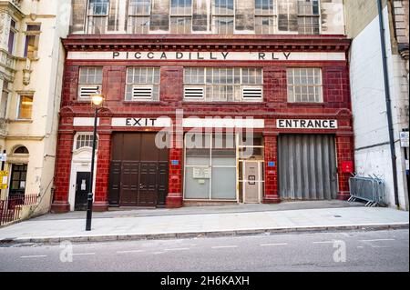 Aldwych Disused Underground Station, the Strand, London Stock Photo