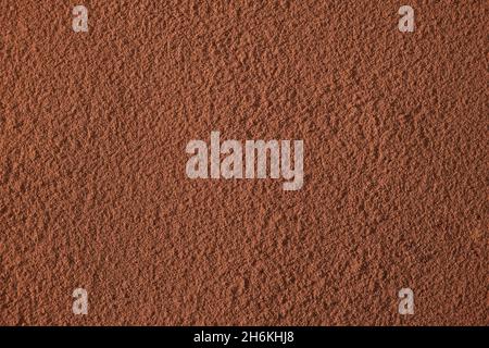 Abstract brown background, cocoa powder, confectionery ingredient Stock Photo