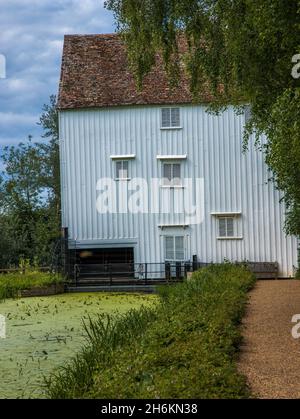 Lode Mill at now National trust property Anglesey Abbey was part of Lord Fairhaven estate dates back to 1740 with the watermill built in 1868. Stock Photo