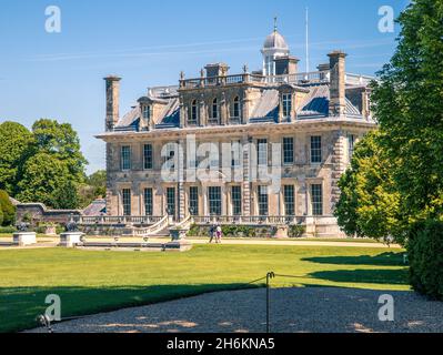 Imposing Kingston Lacy based on a Venetian Palace country house and estate Wimborne Minster, Dorset, England. Once the family seat of the Bankes Stock Photo