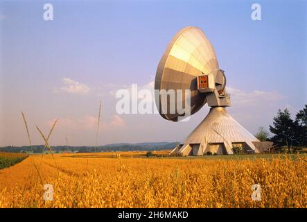 Satellite Tracking Station Raisting, Germany Stock Photo