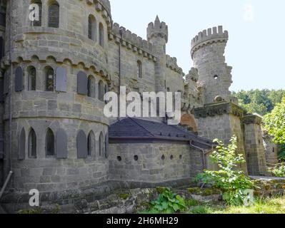 The Loewenburg at the Bergpark Wilhelmshoehe in Kassel, Germany Stock Photo