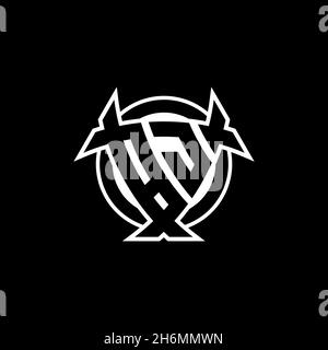 BJ Monogram logo letter with triangle shield and circle shape style design on isolated background. Triangle monogram logo, shield monogram logo, trian Stock Vector