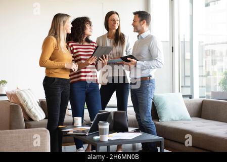 Business people working in office Stock Photo