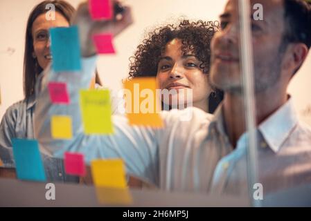 Business people working together in office Stock Photo