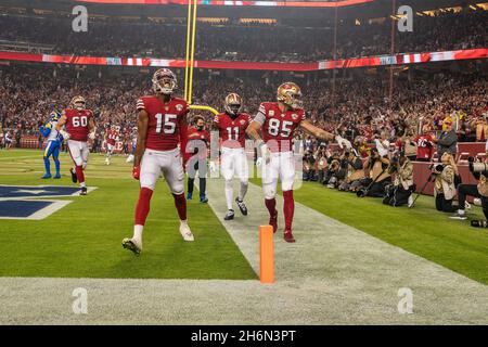 San Francisco 49ers wide receiver Jauan Jennings against the Arizona  Cardinals during an NFL football game in Santa Clara, Calif., Sunday, Nov.  7, 2021. (AP Photo/Tony Avelar Stock Photo - Alamy