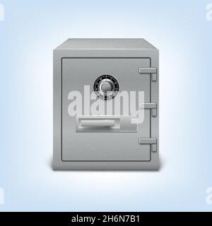 Safe with lock. Stock Vector