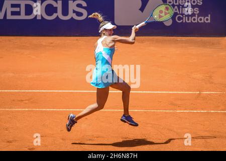 Anna Bondar (Hungary). Argentina Open WTA 2021, Semifinal Stock Photo