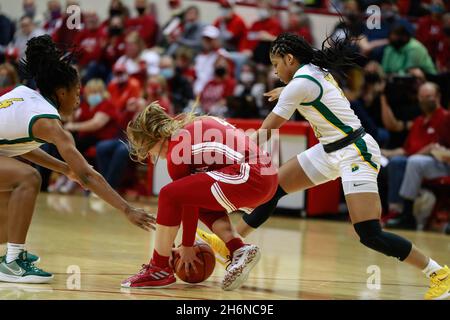 Norfolk State guard Armani Franklin 11 drives in for a score