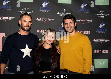 Winstone Rice, Valerie Eve, Gavin Herrington attend Rose Dove