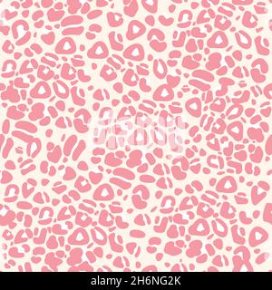 Vector illustration with cute animal seamless pattern Stock Vector
