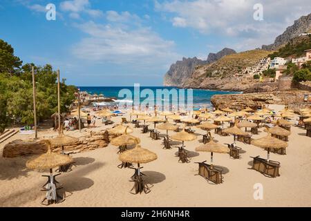 Balearic islands coastline. Molins cove in Mallorca. Summertime in Spain Stock Photo