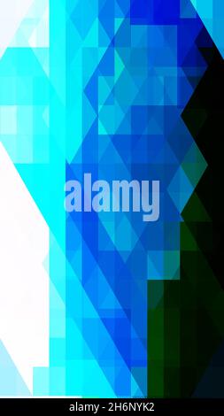 Abstract vivid geometric triangles architectural background vertical layout. Stock Photo