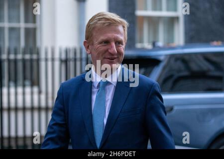 London, England, UK. 17th Nov, 2021. Minister without Portfolio and Chairman of the Conservative Party OLIVER DOWDEN is seen leaving 10 Downing Street. (Credit Image: © Tayfun Salci/ZUMA Press Wire) Stock Photo
