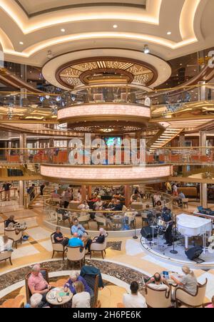 Sky Princess cruise ship, interior Stock Photo