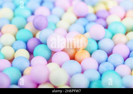 Green Pastel Marshmallow Foam Beads 