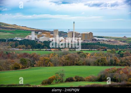 Boulby Potash Mine, Boulby, Loftus, North Yorkshire, UK. It is run by Cleveland Potash Limited, Stock Photo
