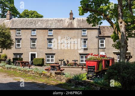 The Allenheads Inn in the former mining village of Allenheads in the Pennines to the north of Weardale, Northumberland UK Stock Photo