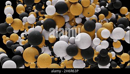 Modern background design for poster, cover, branding, banner. 3D illustration Stock Photo