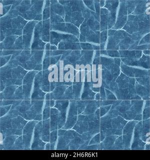 Texture blue marble tiles, background photo with Stock Photo