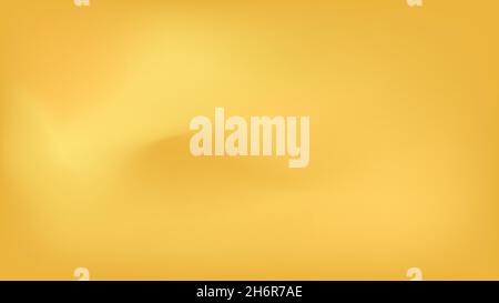 Abstract gold blurred gradient background. Smooth metallic background for Christmas holiday, valentine or wedding event. Stock Vector