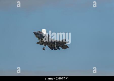 F-35B Stealth Bomber Fighter Jet RAF Stock Photo