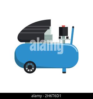 Vector design of industrial air compressor Stock Vector